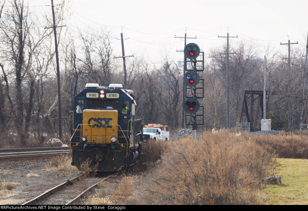 Exits Valley Interchange Track and onto the Lehigh Line